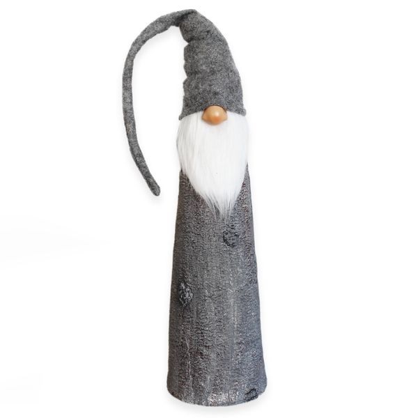 Skřítek keramika 97cm šedá